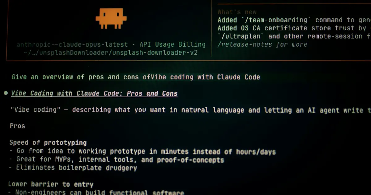 Code and text displayed on a computer screen